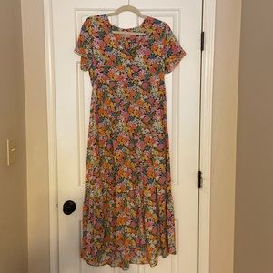 Shoe me your Mumu, floral maxi dress, size xs